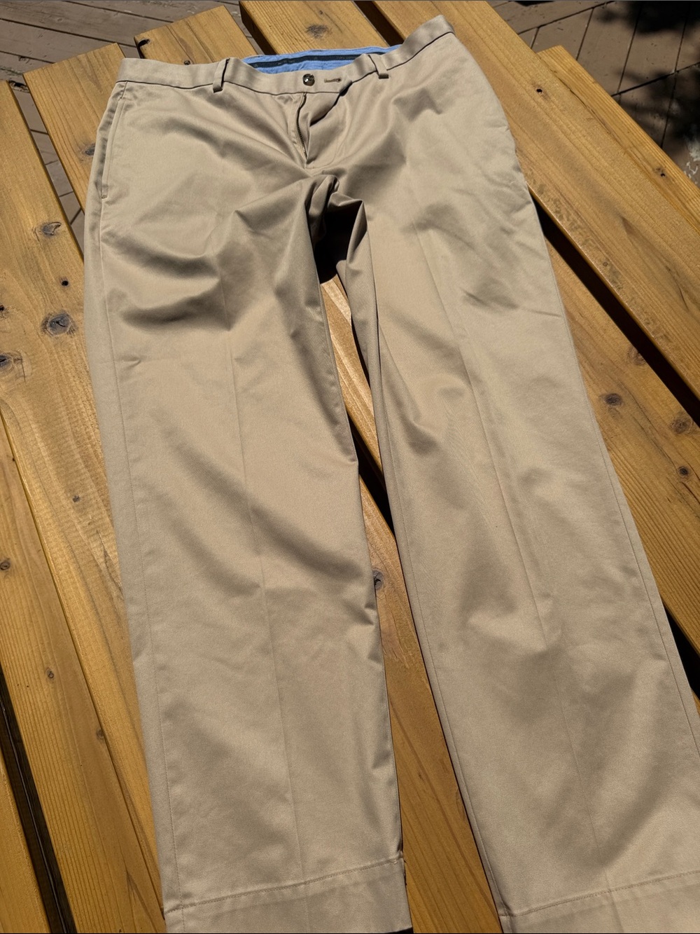 Brooks Brothers Beige Khaki Chinos - Slim Straight - Picture 2 of 3
